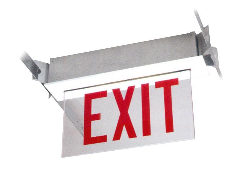 その他 GA Excalibui,Reflected Edge Edge-Glo Edge-Lit LED Exit Sign - Chicago code products | Chloride